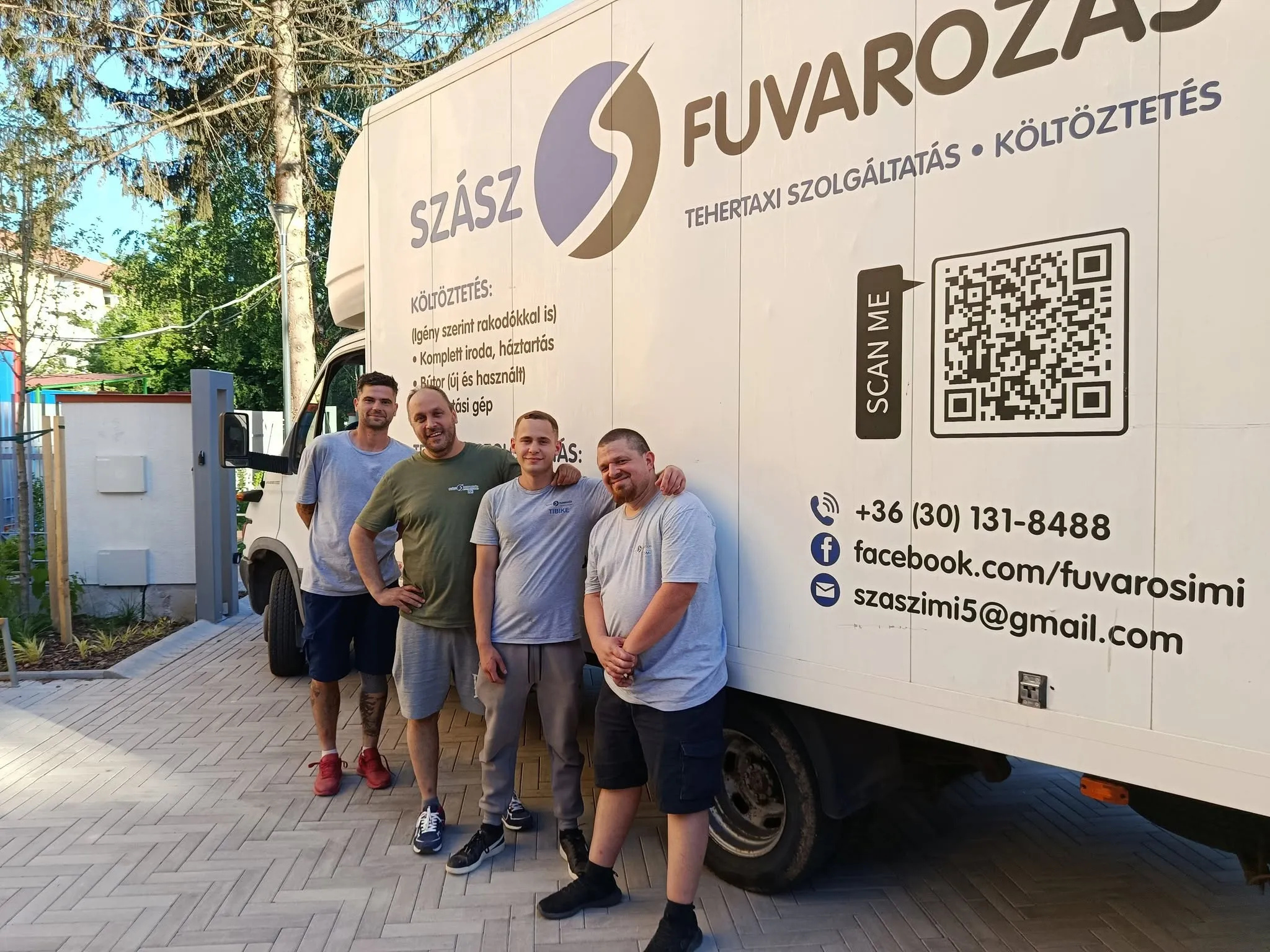 Szász Fuvarozás munka közben